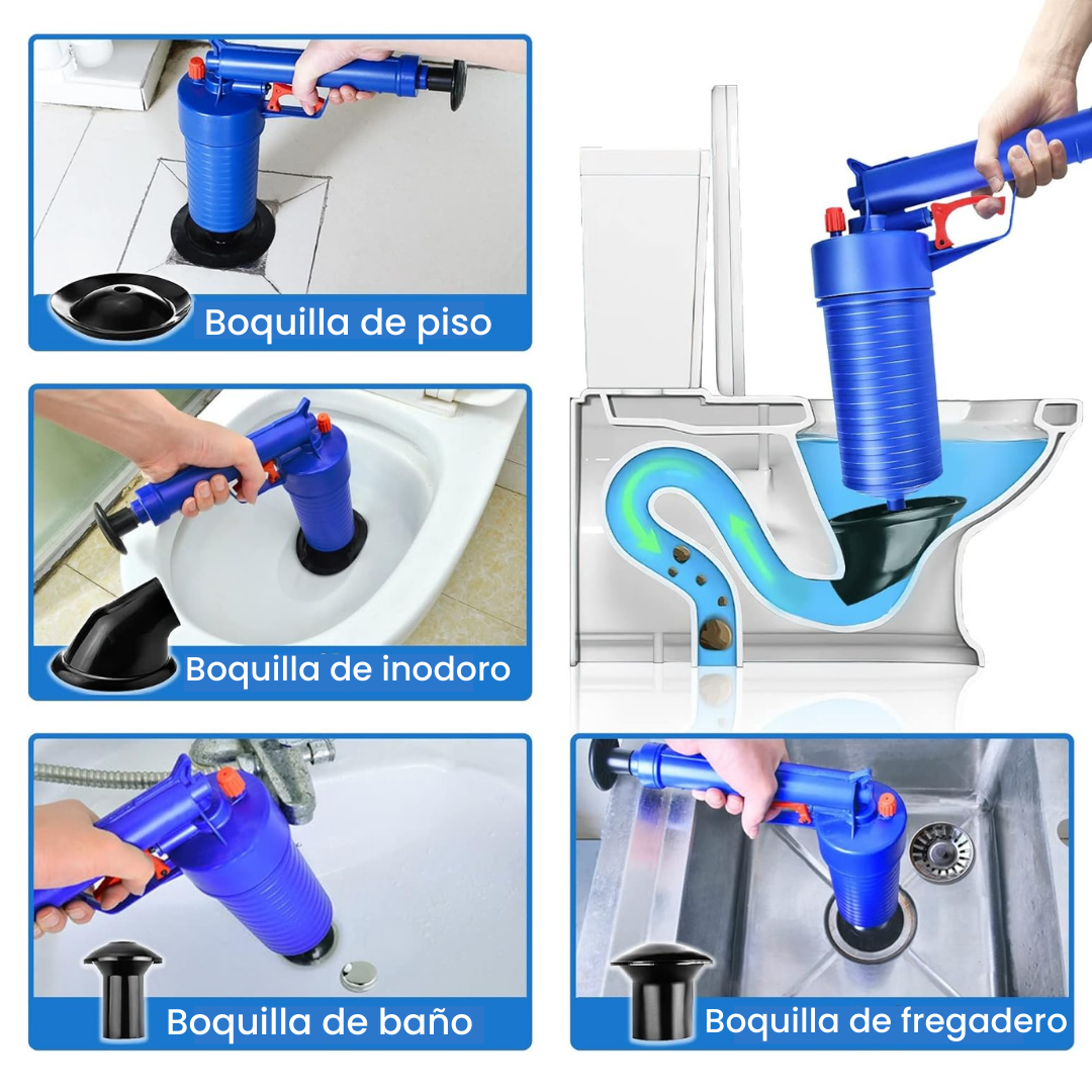 Desatascador inodoros para baños. 13.99
